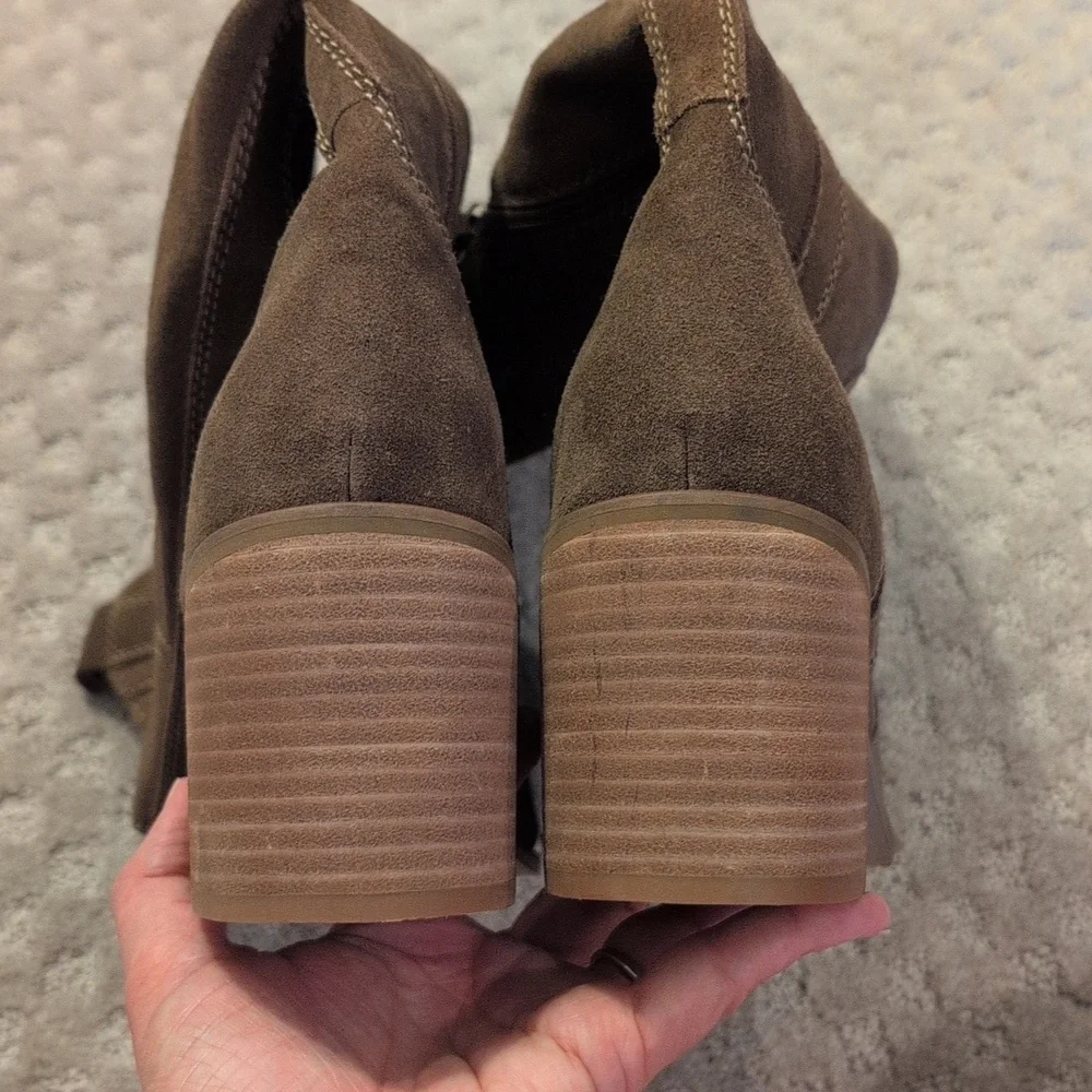 Kelsi Dagger Brooklyn Echo  Suede  Tall Western Boots, Anthropologie - Picture 5 of 14